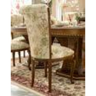 AIDA NOCE- krzesło z podłokietnikiem stylowe w kolorze orzechowym, luksusowa klasyka