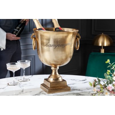  Chłodziarka do szampana 40 cm złota puchar