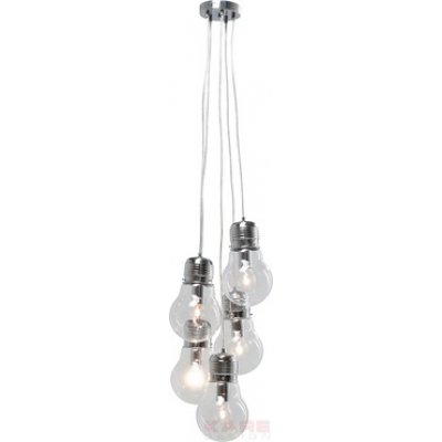  designerska lampa Five Bulbs Clear- żyrandol z kolekcji Kare Design