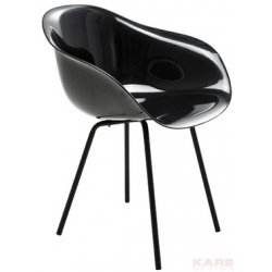 Forum Black/Black krzesło z kolekcji Kare Design