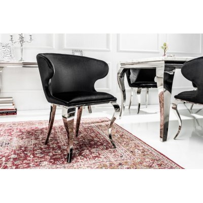 Krzesło Modern barock II czarne