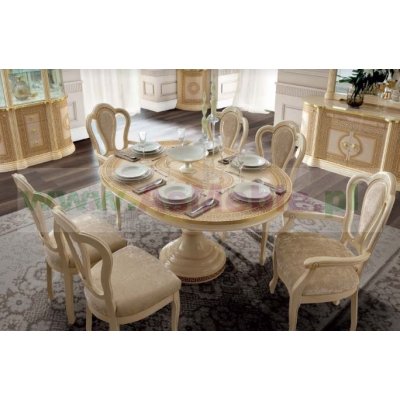 AIDA - stół okrągły  110 cm., włoskie  stylowe meble do salonu