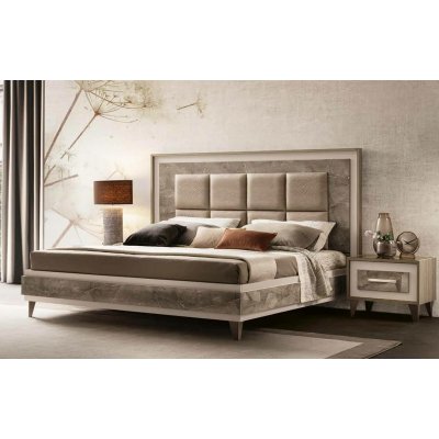 AMBRA NIGHT - łoże KingTapicerowane 180x200, włoskie meble do sypialni