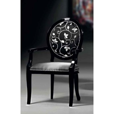 Astoria  611 - krzesło z podłokietnikiem, fotel z kolekcji mebli włoskich