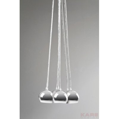  Calotta Chrome -7 kloszy,  lampa wisząca z kolekcji Kare Design