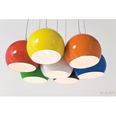 Carlotta 7 kolorów -  lampa wisząca POP ART  z kolekcji Kare Design