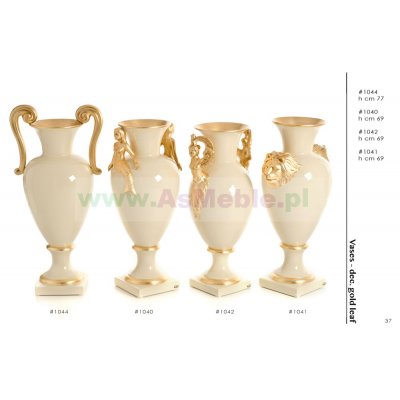 ceramika włoska kolekcja VASO, gold leaf
