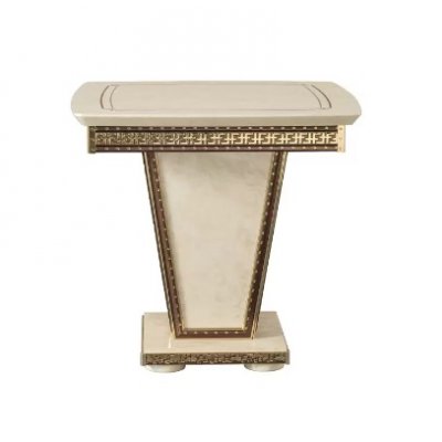 DOLCE VITA Włoski  drewniany stolik pomocniczy 70x70x61 cm.