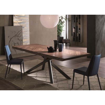 OZZIO  4x4 nowoczesny włoski drewniany stół  rozkładany 200x100 cm.
