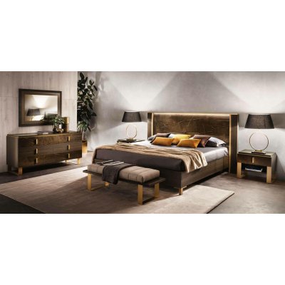  ESSENZA - łóżko drewniane 160x190x200, kolekcja mebli do sypialni 