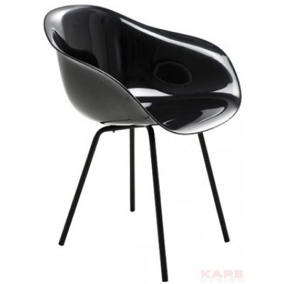 Forum Black/Black krzesło z kolekcji Kare Design