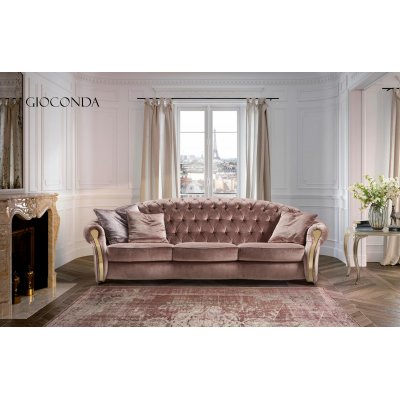  GIOCONDA - włoska sofa 3 osobowa, współczesna klasyka 