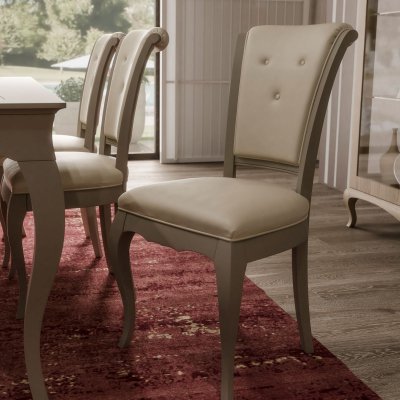 GRIFONI - włoski krzesło drewniany  jesion eklektyczna  nowoczesna klasyka