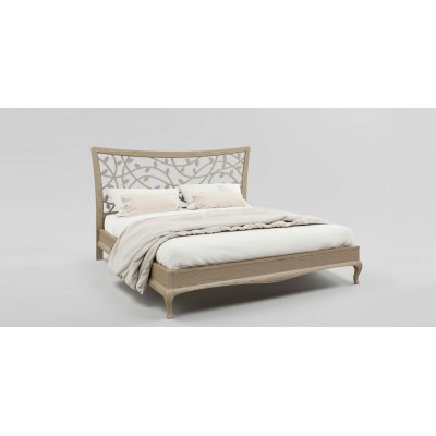 GRIFONI - włoskie łóżko drewniane 160x200 jesion 