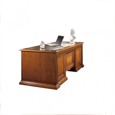 klasyczne biurko z gładka rama 185x90 cm kolor do wyboru  włoskie meble stylowe