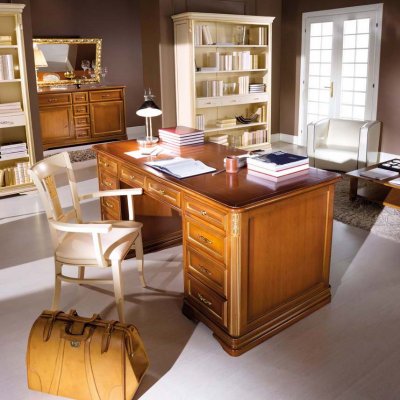 klasyczne biurko 180 x 85 cm kolor do wyboru  włoskie meble stylowe