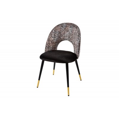 Krzesło Design  Boutique schwarz Leopard
