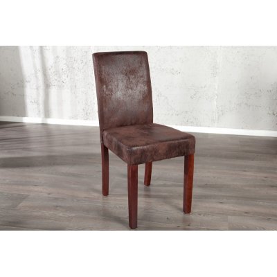 Krzesło Genoa w stylu Vintage brązowe