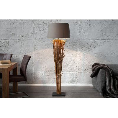 Lampa podłogowa Driftwood Euphoria 175 cm  szarobrązowa