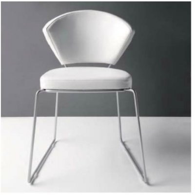 Lemon - krzesło w białej tapicerce