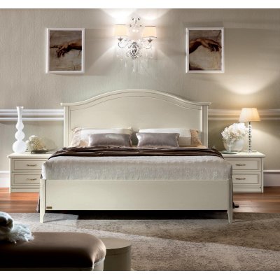  NOSTALGIA NIGHT BIANCO łóżko 160x200 cm GRANDARME w kolorze białym