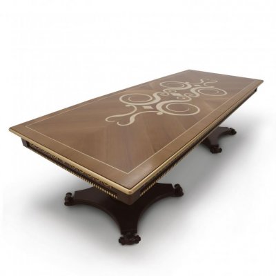 PATROCLO - stół prostokątny rozkładany 300 cm+ 144 cm 