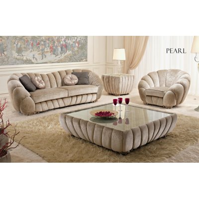  PEARL - włoski komplet wypoczynkowy do salonu współczesna klasyka 