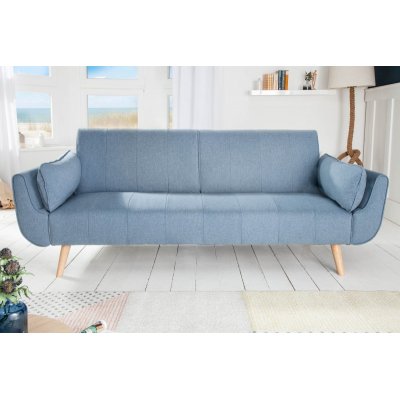 Sofa Divani II 215 cm rozkładana niebieska