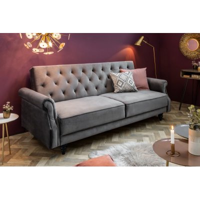 Sofa rozkładana Maison Belle Affaire 220 cm szara