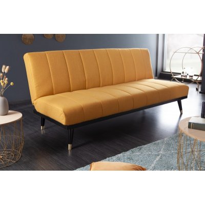 Sofa rozkładana Petit Beaute 180 cm żółta