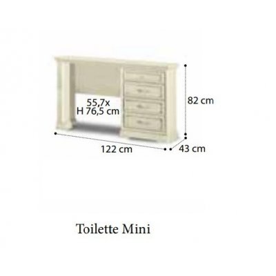 TORRIANI NIGHT AVORIO toaletka mini , meble do sypialni w stylu klasyczny