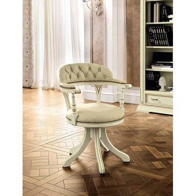  TREVISO DAY Avorio krzesło obrotowe włoskie meble stylowe