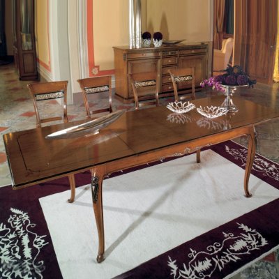 VILLA- włoski drewniany stół prostokątny rozkładany